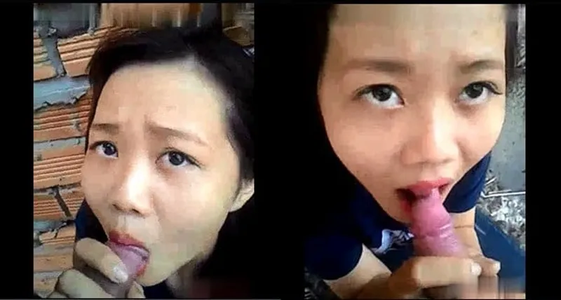 Người tình mút của quý ở vườn sau nhà